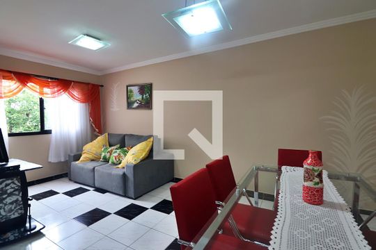 Sala de apartamento à venda com 2 quartos, 62m² em Jardim das Maravilhas, Santo André