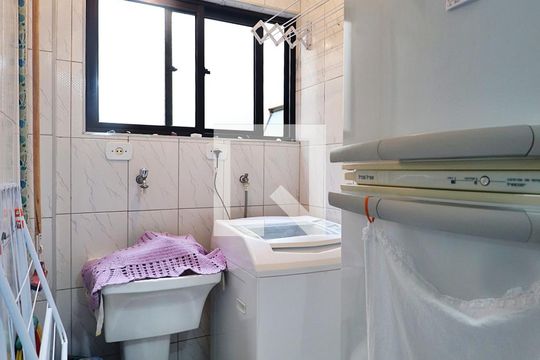 Área de Serviço de apartamento à venda com 2 quartos, 62m² em Jardim das Maravilhas, Santo André