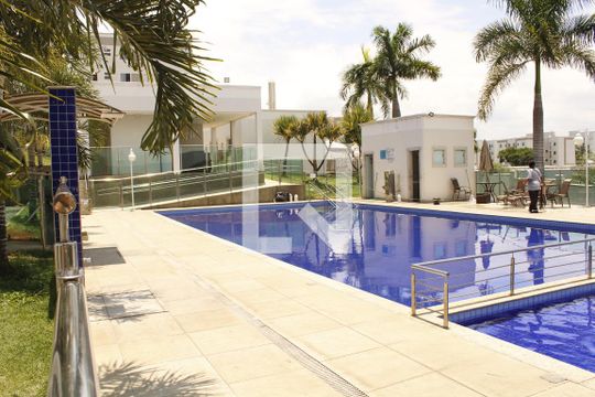 Área comum - Piscina de apartamento para alugar com 2 quartos, 55m² em Chacaras Reunidas Santa Terezinha, Contagem
