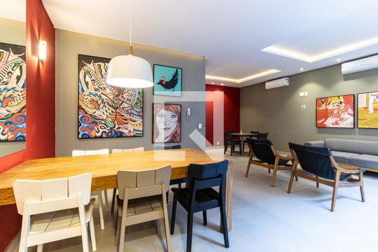 Salão de Festas de apartamento à venda com 2 quartos, 57m² em República, São Paulo