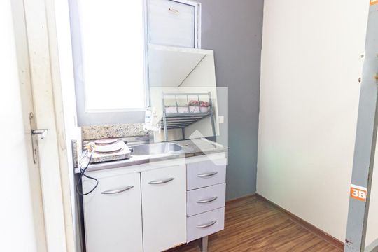 Quarto/Cozinha de kitnet/studio para alugar com 1 quarto, 17m² em Mooca, São Paulo