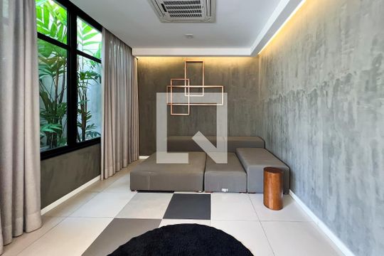Área comum de kitnet/studio para alugar com 1 quarto, 23m² em Vila Olímpia, São Paulo