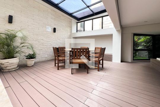 Área comum de apartamento à venda com 1 quarto, 53m² em Moema, São Paulo