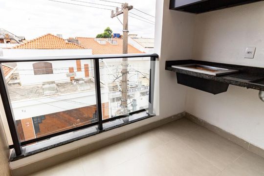 Varanda de apartamento à venda com 2 quartos, 54m² em Vila Oratório, São Paulo