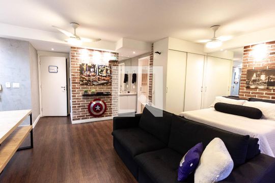 Sala de apartamento à venda com 1 quarto, 42m² em Pompeia, São Paulo