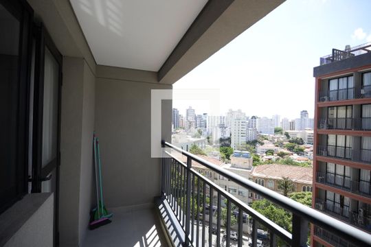 Varanda de kitnet/studio para alugar com 1 quarto, 22m² em Vila Mariana, São Paulo