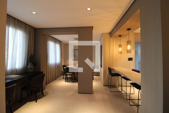 Área comum - Salão de festas de apartamento para alugar com 2 quartos, 46m² em Vila Constanca, São Paulo