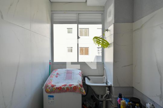 Area de Serviço de apartamento à venda com 2 quartos, 44m² em Jardim São Savério, São Paulo