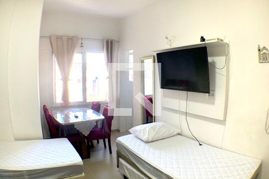 Sala/Quarto de apartamento à venda com 1 quarto, 24m² em Centro, São Paulo