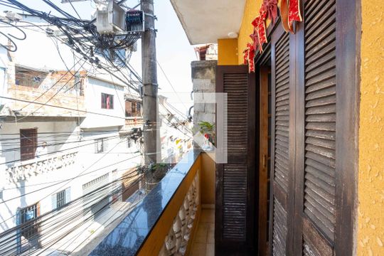 Varanda da Sala de casa à venda com 3 quartos, 120m² em Conceição, Diadema