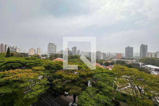 Vista Salão de Festas de apartamento para alugar com 1 quarto, 24m² em Brooklin, São Paulo