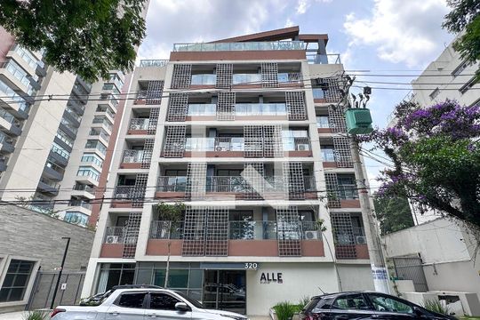 Fachada de apartamento à venda com 1 quarto, 24m² em Brooklin, São Paulo