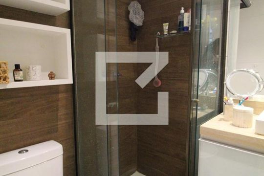 Banheiro da Suíte de apartamento à venda com 3 quartos, 90m² em Freguesia de Jacarepaguá, Rio de Janeiro