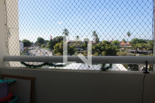 Varanda da Sala de apartamento para alugar com 2 quartos, 55m² em Cabula, Salvador