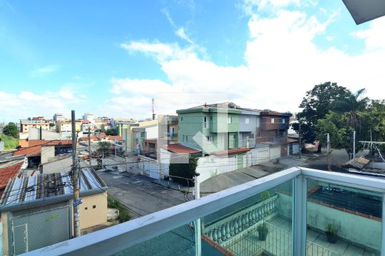Sacada do Quarto 1 de apartamento à venda com 2 quartos, 100m² em Jardim Santo Antônio, Santo André