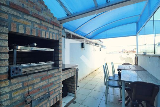 Área gourmet de apartamento à venda com 2 quartos, 100m² em Jardim Santo Antônio, Santo André