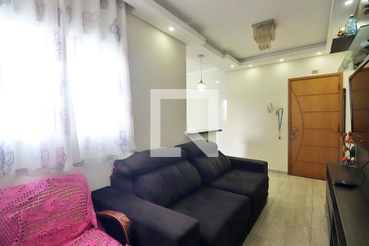 Sala de apartamento à venda com 2 quartos, 100m² em Jardim Santo Antônio, Santo André