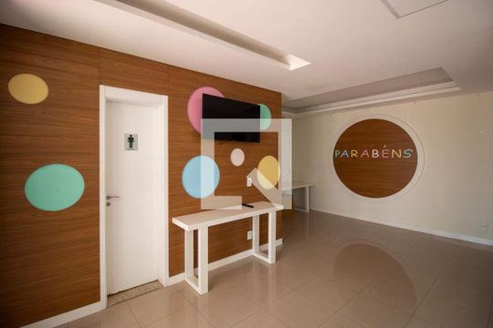 Área comum -salão de festas infantil de apartamento à venda com 3 quartos, 81m² em Vila Isa, São Paulo