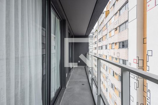 Varanda de apartamento para alugar com 2 quartos, 55m² em Pinheiros, São Paulo