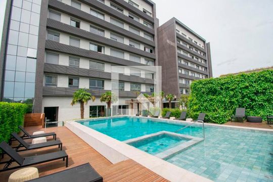 Área comum - Piscina de apartamento à venda com 1 quarto, 53m² em Teresópolis, Porto Alegre