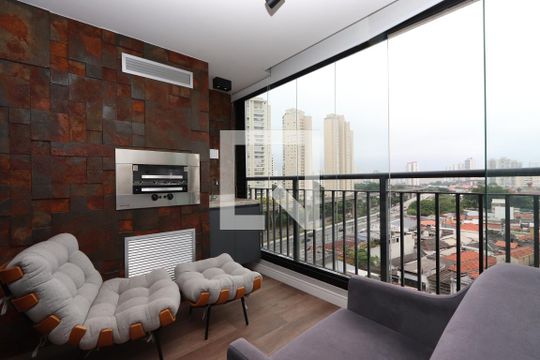 Varanda de apartamento à venda com 2 quartos, 59m² em Vila Prudente, São Paulo
