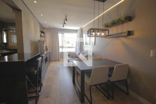 Sala de apartamento à venda com 1 quarto, 52m² em Centro, Canoas