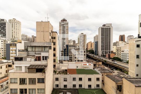 Vista do Apartamento de kitnet/studio para alugar com 1 quarto, 32m² em Vila Buarque, São Paulo