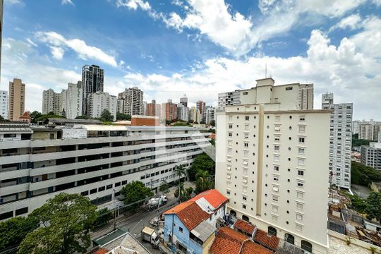 Vista de kitnet/studio para alugar com 1 quarto, 24m² em Perdizes, São Paulo