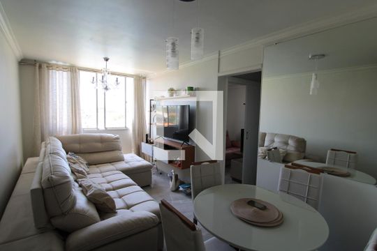 Sala de apartamento à venda com 3 quartos, 68m² em Parque Novo Mundo, São Paulo