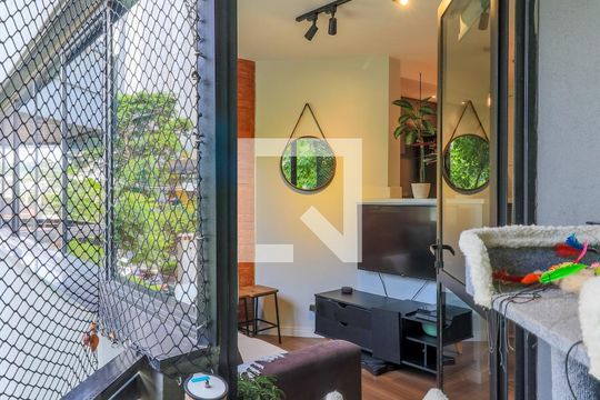 Varanda de apartamento à venda com 1 quarto, 50m² em Cidade Monções, São Paulo