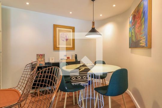 Sala de apartamento à venda com 1 quarto, 50m² em Cidade Monções, São Paulo