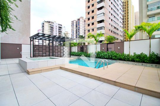 Área comum - Piscina de apartamento à venda com 1 quarto, 30m² em Jardim, Santo André