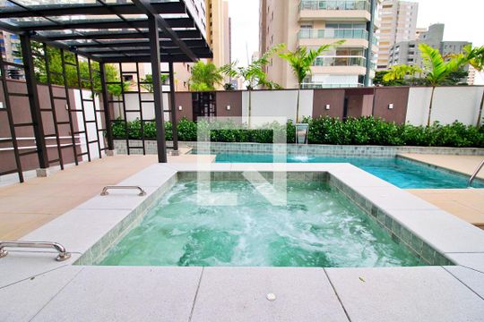 Área comum - Piscina de apartamento à venda com 1 quarto, 30m² em Jardim, Santo André