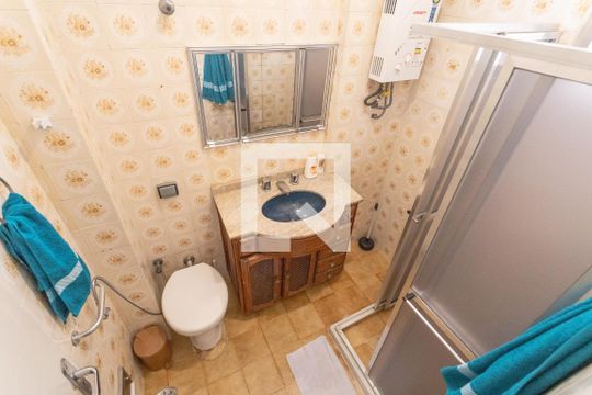 Banheiro de apartamento à venda com 2 quartos, 90m² em Flamengo, Rio de Janeiro