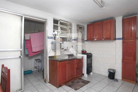 Cozinha de apartamento à venda com 4 quartos, 128m² em Centro Histórico, Porto Alegre