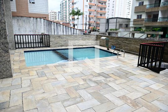 Área comum - Piscina de apartamento para alugar com 2 quartos, 73m² em Tupi, Praia Grande