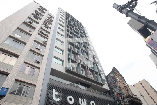 Fachada de kitnet/studio à venda com 1 quarto, 23m² em Centro Histórico, Porto Alegre