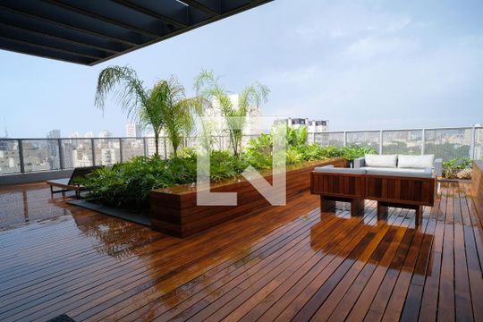 Área comum de kitnet/studio à venda com 1 quarto, 25m² em Pinheiros, São Paulo