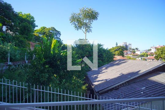 vista da sala de kitnet/studio para alugar com 1 quarto, 30m² em Rio Branco, Novo Hamburgo