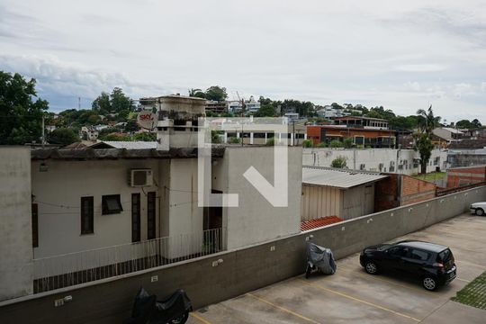 Vista / Sala de apartamento à venda com 2 quartos, 47m² em Primavera, Novo Hamburgo