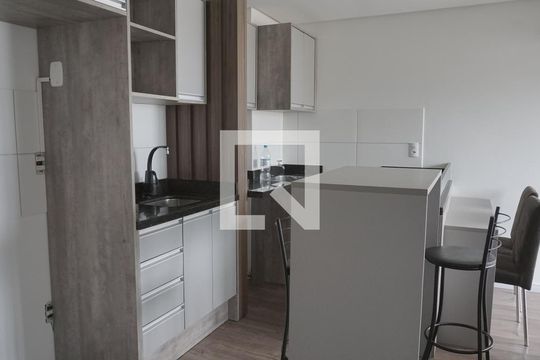 Cozinha de apartamento à venda com 2 quartos, 47m² em Primavera, Novo Hamburgo