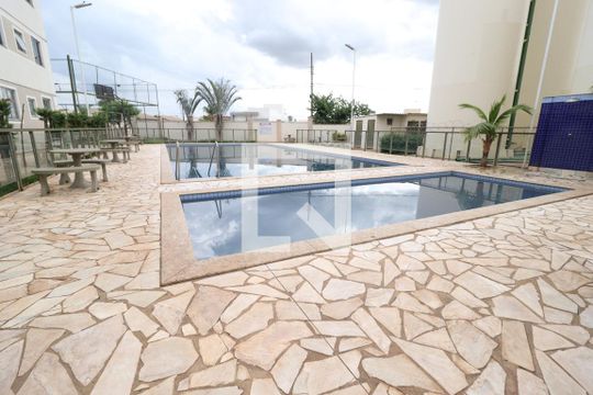 Área comum - Piscina de apartamento para alugar com 2 quartos, 42m² em Shopping Park, Uberlândia