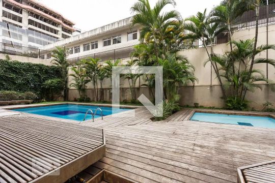 Área comum - Piscina de apartamento para alugar com 4 quartos, 250m² em Itaim Bibi, São Paulo