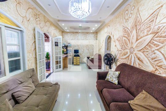 Sala de casa para alugar com 3 quartos, 250m² em Mirim, Praia Grande