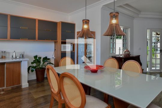 Cozinha de casa de condomínio à venda com 5 quartos, 450m² em Vargem Pequena, Rio de Janeiro