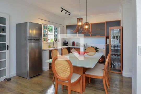 Cozinha de casa de condomínio à venda com 5 quartos, 450m² em Vargem Pequena, Rio de Janeiro