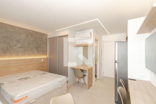 Studio de kitnet/studio para alugar com 1 quarto, 25m² em Campo Belo, São Paulo