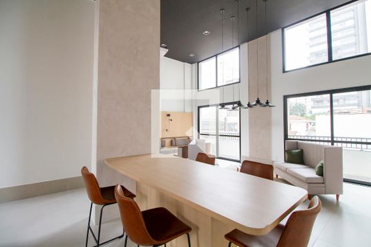 Área comum - Coliving de kitnet/studio para alugar com 1 quarto, 25m² em Pinheiros, São Paulo