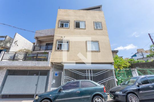 Fachada do Prédio de apartamento para alugar com 1 quarto, 37m² em Jardim Melo, Diadema