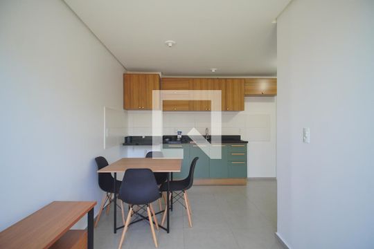Sala/Cozinha de apartamento à venda com 2 quartos, 57m² em Primavera, Novo Hamburgo